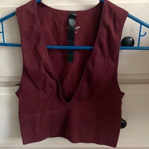 Urban outfitter deep v seamless tank